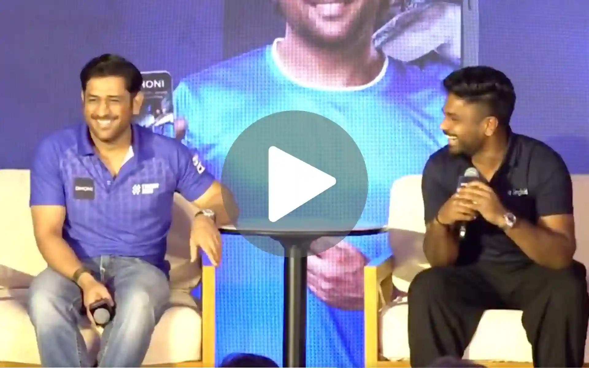 [Watch] ‘Thoda Aur...’: Sanju Samson Pleads MS Dhoni Not To Retire From IPL